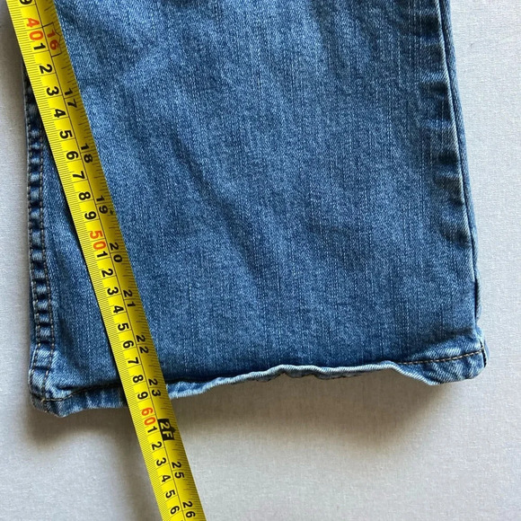 Free People mid rise cropped straight leg flare jeans Sz 30 - Picture 8 of 9